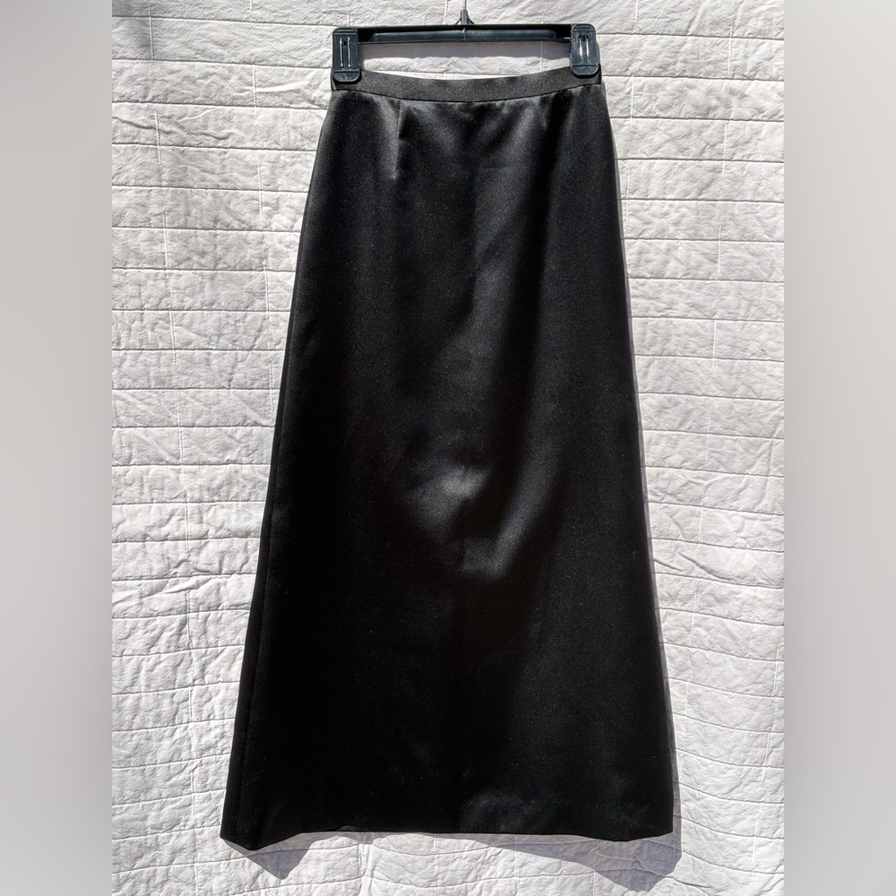 INC Formal Satin A-Line Maxi Long Skirt Evening 2 petite length